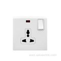 British wall socket Single Pole Universal Socket Outlet